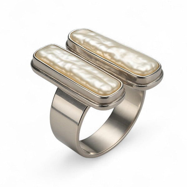Pearl Sterling Silver Ring