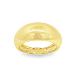 Gold Filled 18K Thick Minimalist Style Simple Ring (D45)