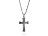 Stainless Steel Necklace with Cross Pendant