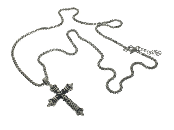 Stainless Steel Cross Pendant Necklace