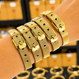 Bracelet, 18K Gold Plated Steel