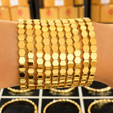 Bracelet, 18K Gold Plated Steel