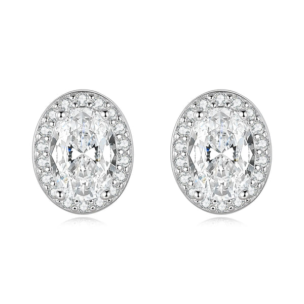 Moisannite S925 Sterling Silver Earrings