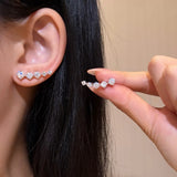 Moisannite S925 Sterling Silver Earring