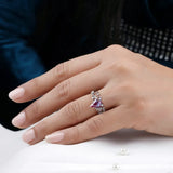 S925 Sterling Silver Alexandrite Ring