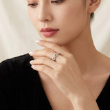 Moissanite S925 Sterling Silver Ring