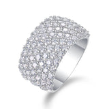 Moissanite S925 Silver Sparkling Moissanite Ring