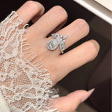 Moissanite S925 Sterling Silver Teardrop Ring