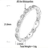 Moisannite S925 Sterling Silver Ring