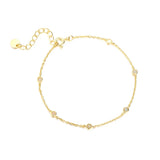 S925 Sterling Silver Micro-Pave Zircon Bracelet
