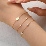 S925 Sterling Silver Micro-Pave Zircon Bracelet