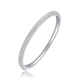 Moisannite S925 Sterling Silver Bangle