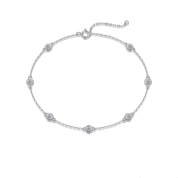 Moisannite S925 Sterling Silver Bracelet