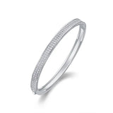 Moisannite S925 Sterling Silver Bangle