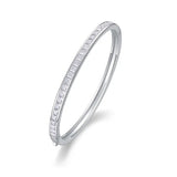 Moisannite S925 Sterling Silver Bangle