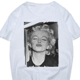 Men Short Sleeves Cotton T Shirt New Marilyn Monroe
