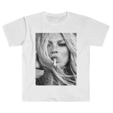 Fashion Icon Kate Moss 90s Shirts Retro T-shirt