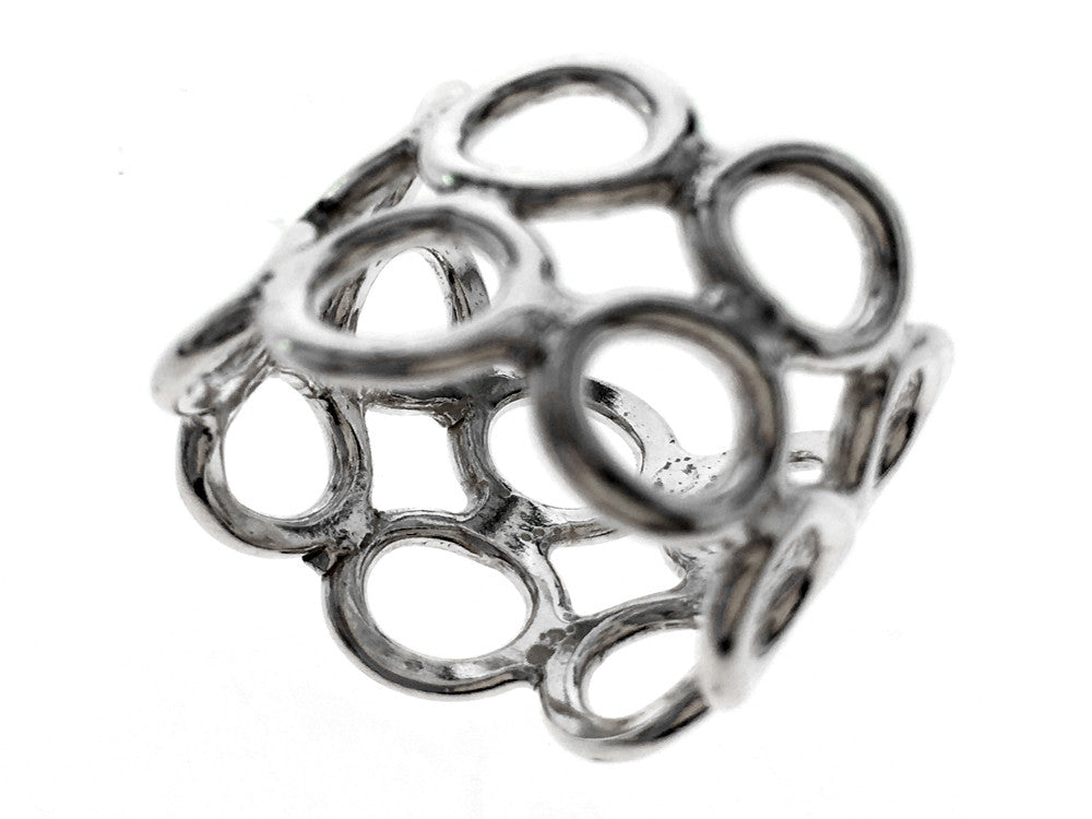 Holey Band Sterling Silver Ring - Essentially Silver Jewelry