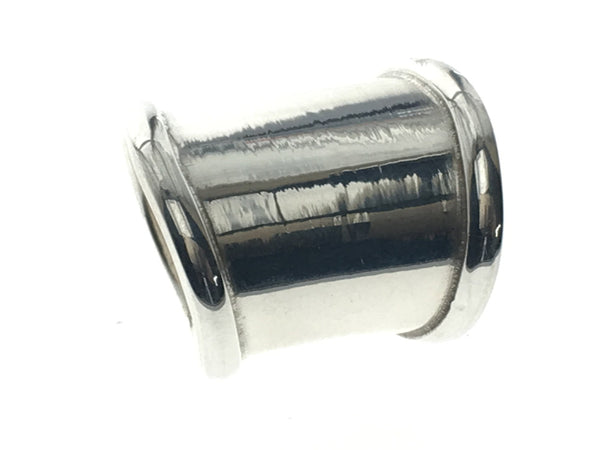 Rimmed Shield .925 Sterling Silver Ring - Essentially Silver Jewelry