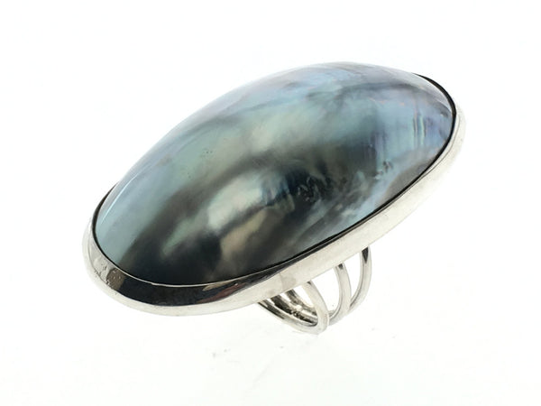 Mabe Shell Sterling Silver Ring