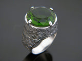 Alexanderite Signit Sterling Silver Ring - Essentially Silver Jewelry