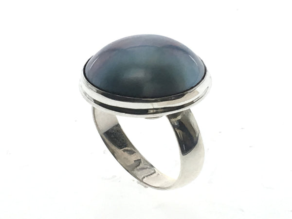 Mabe Pearl .925 Sterling Silver Ring