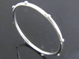 Ball 4mm Studded .925 Sterling Silver Bangle - Essentially Silver Jewelry