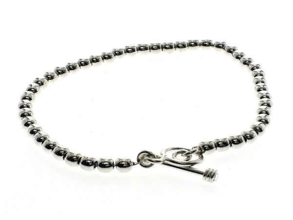 Ball 4mm Bracelet Sterling Silver - Essentially Silver Jewelry