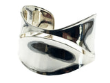 Slitted Designer Sterling Silver Cuff - Essentially Silver Jewelry