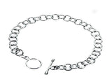 Circle Link Sterling Silver Bracelet