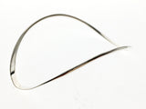 Curved Sterling Silver Bangle - Essentially Silver Jewelry