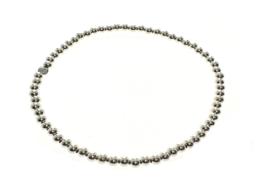 Ball 3mm Sterling Silver Bracelet - Essentially Silver Jewelry