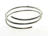 Coil Two Spring 5mm Sterling Silver Bangle - Essentially Silver Jewelry