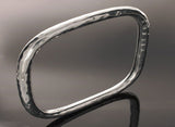 Beaten Square 5mm Sterling Silver Bangle - Essentially Silver Jewelry