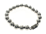 Ball 10mm Sterling Silver .925 Bracelet - Essentially Silver Jewelry