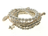 Fashion cluster bracelets - Essentially Silver Jewelry