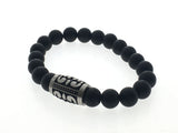 Ball black agate fashion bracelet