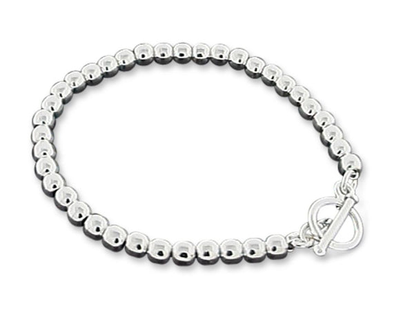 Ball 5mm Bracelet Sterling Silver - Essentially Silver Jewelry
