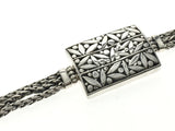 Balinese engraved sterling silver bracelet - Essentially Silver Jewelry