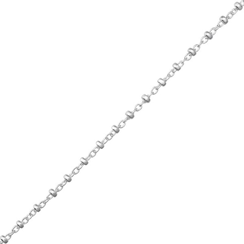 Cable Chain Sterling Silver with 2mm Balls - Essentially Silver Jewelry