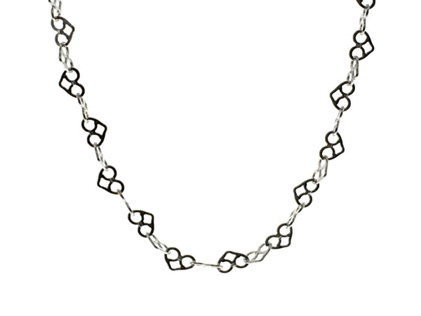 Chain Heart Flat 3/400mm 16" Sterling Sterling Necklace - Essentially Silver Jewelry