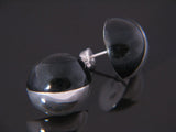 Onyx .925 Sterling Silver Stud Earrings - Essentially Silver Jewelry
