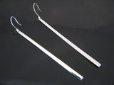 Long Graduated Bar Sterling Silver Earring - Essentially Silver Jewelry