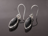 Onyx Teardrop .925 Sterling Silver Earring - Essentially Silver Jewelry