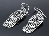 Thong Dotted Sterling Silver Earring - Essentially Silver Jewelry