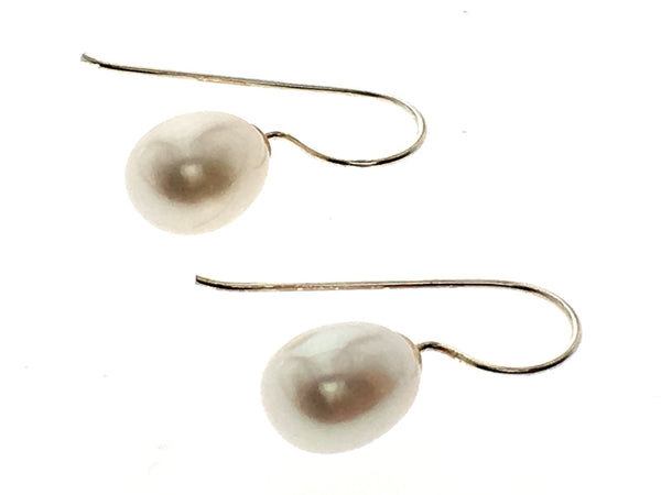 Pearl 7mm Sterling Silver Drop Earring - Essentially Silver Jewelry