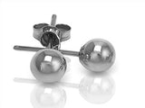 Ball 8mm Stud Sterling Silver Earrings - Essentially Silver Jewelry