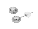 Ball 10mm Beaten Sterling Silver Earring - Essentially Silver Jewelry