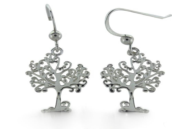 Tree of Life Sterling Silver Earrings - Essentially Silver Jewelry