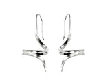 Flower Accented Sterling Silver Threader Earring - Essentially Silver Jewelry
